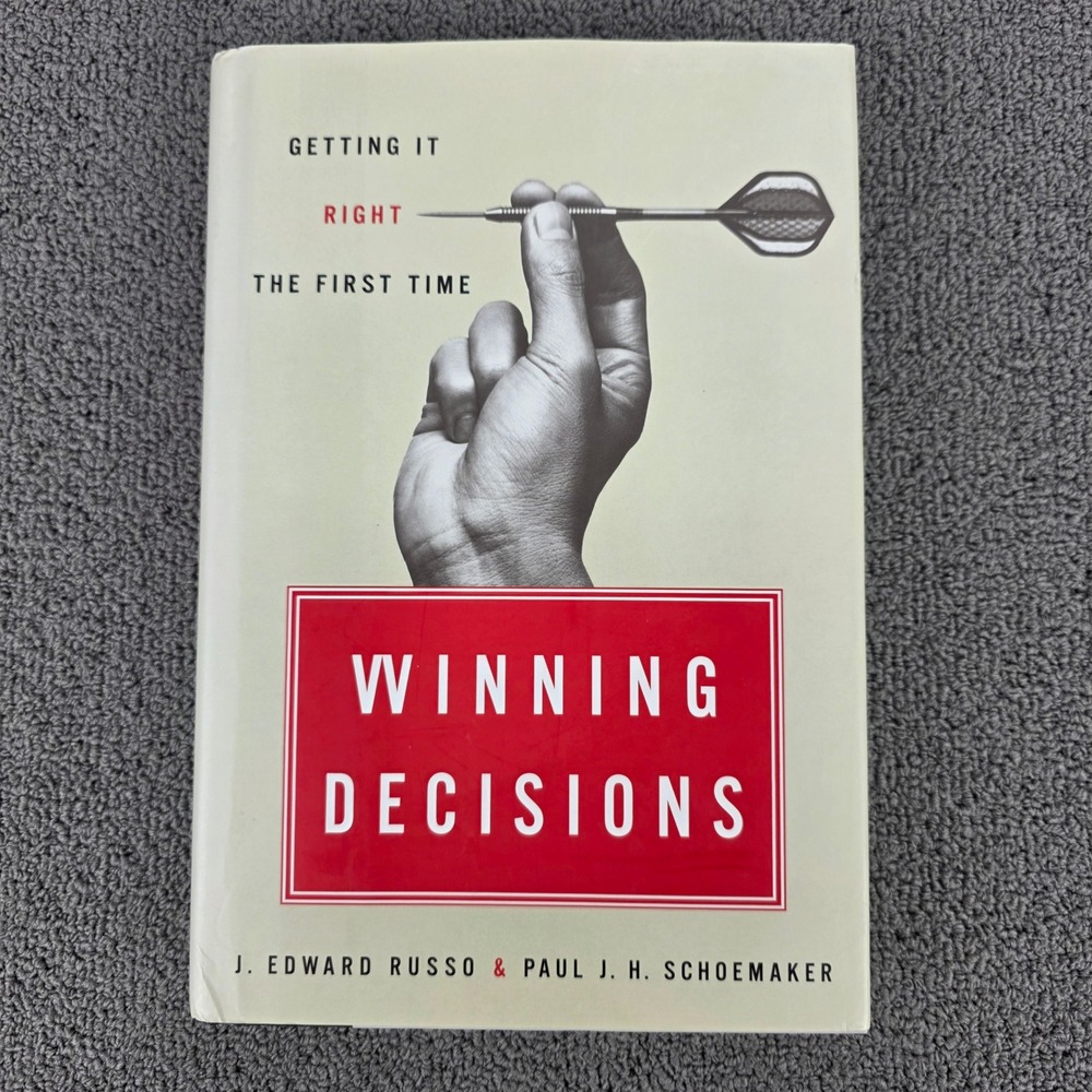 Winning Decisions Russo Schoemaker Hardcover Business Strategy Management Book